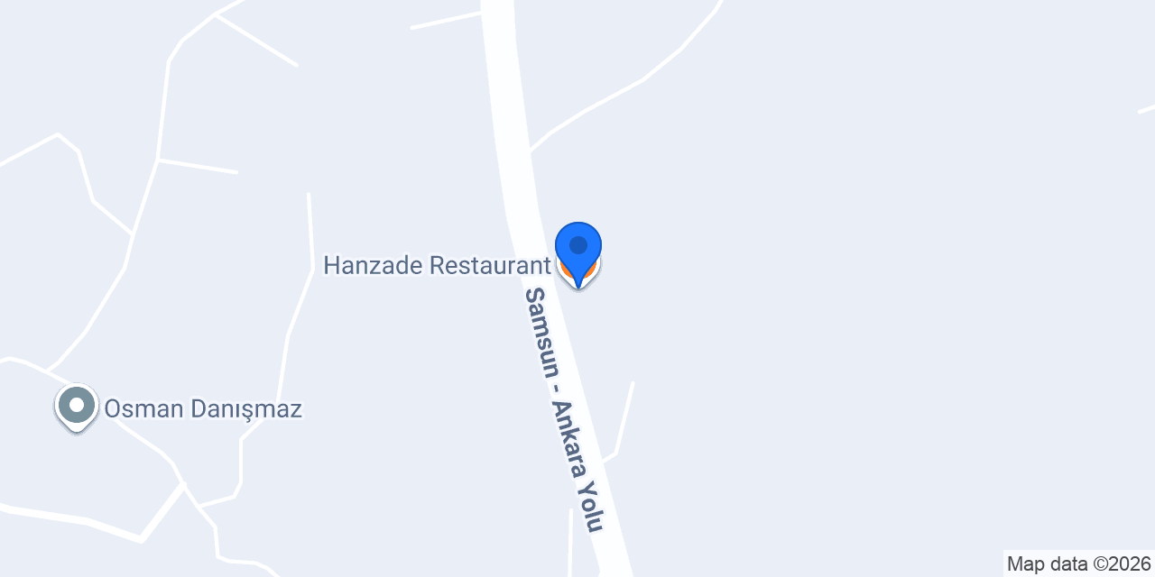 Hanzade Restaurant konumu