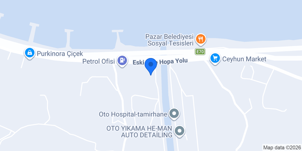 Pazar Açı Koleji konumu