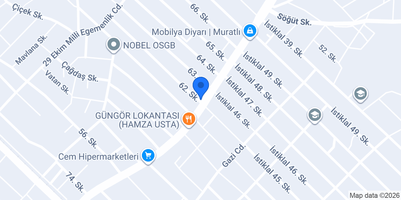 Eryetiş pide konumu