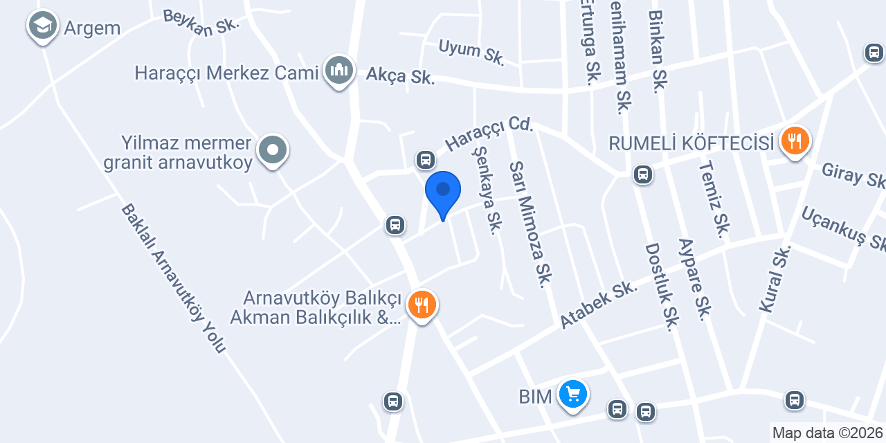 Yaman Mobilya konumu