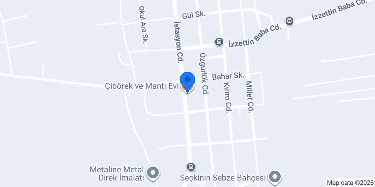 Çibörek ve Mantı Evi konumu