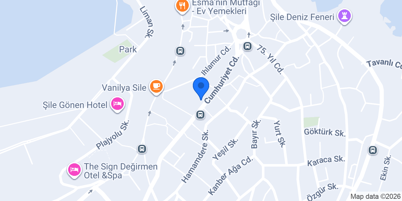 Şile Perde konumu