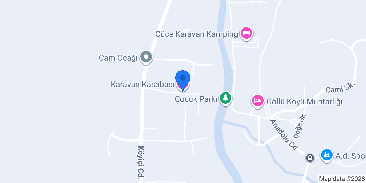Karavan Kasabası konumu