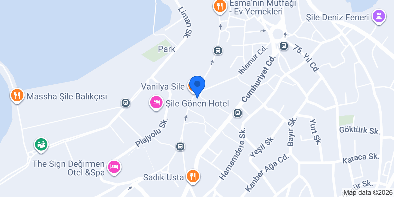 Helvacı Ali Şile konumu