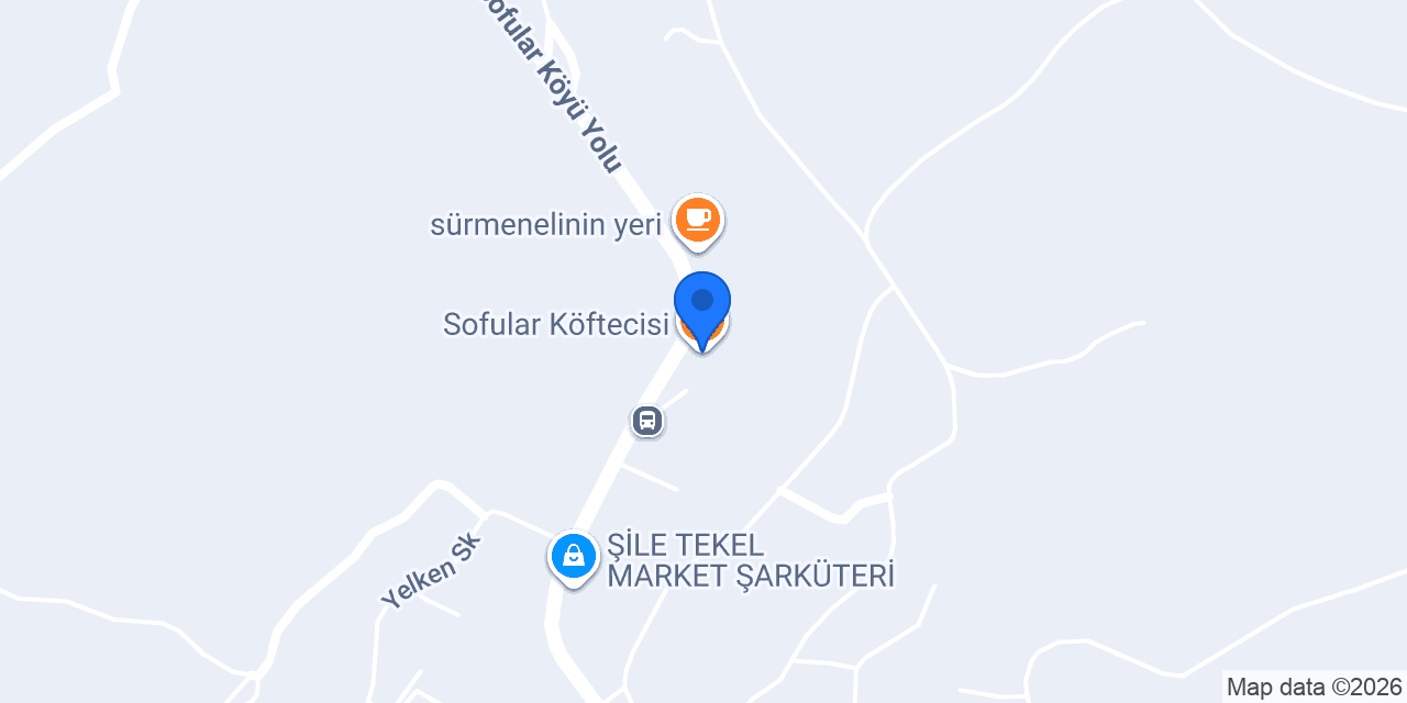 Sofular Köftecisi konumu