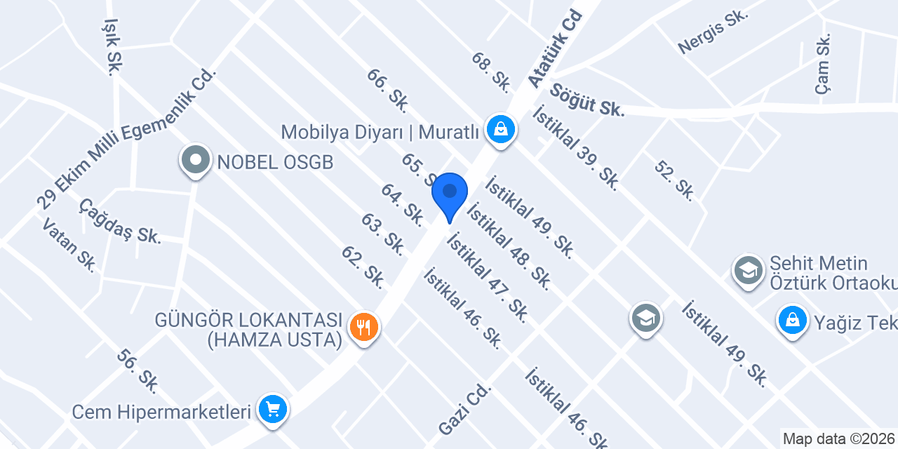 Pak Veteriner Kliniği konumu