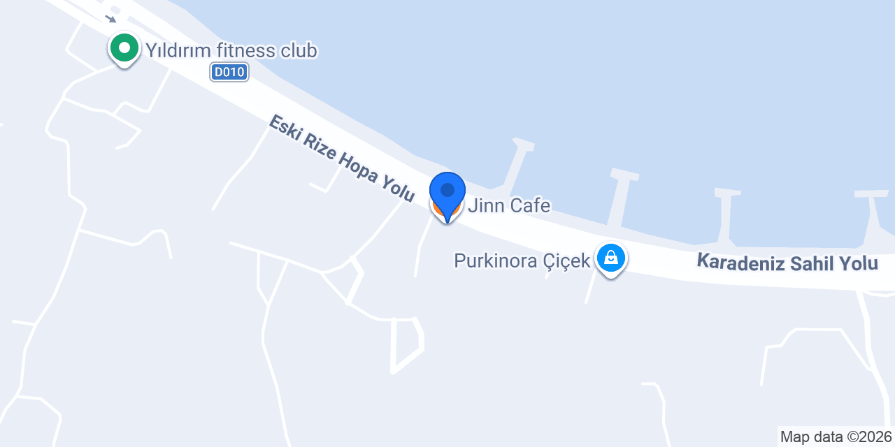 Jinn Cafe konumu