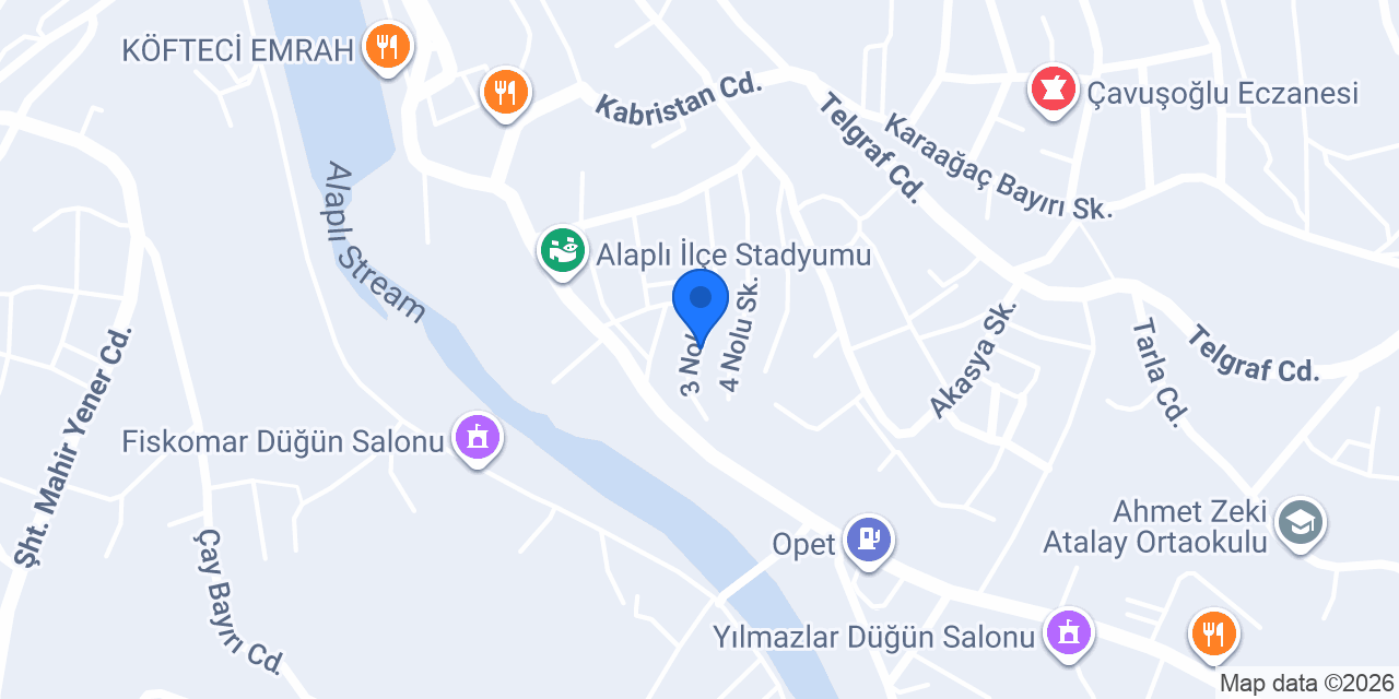 Yazgan Bobinaj konumu