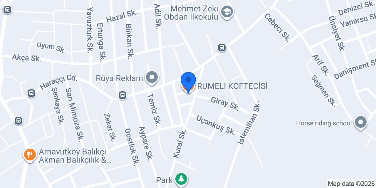 RUMELİ KÖFTECİSİ konumu