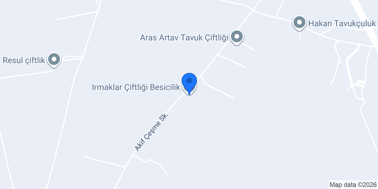 Irmaklar Çiftliği Besicilik konumu