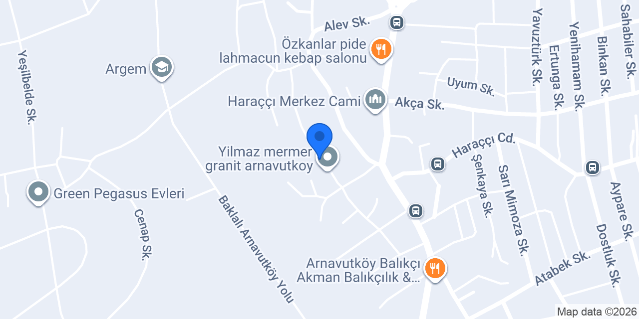 Atlas Bakım Merkezi konumu