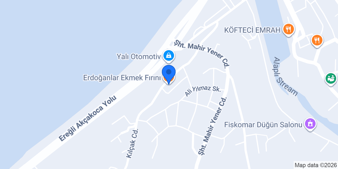 Erdoğanlar Ekmek Fırını konumu