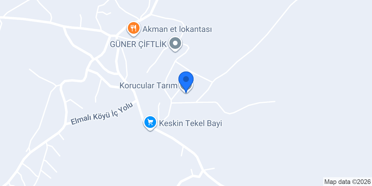 Korucular Tarım konumu