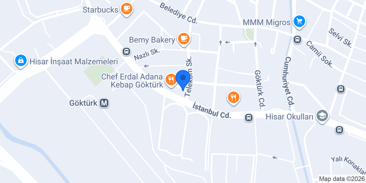Göktürk Eczanesi konumu