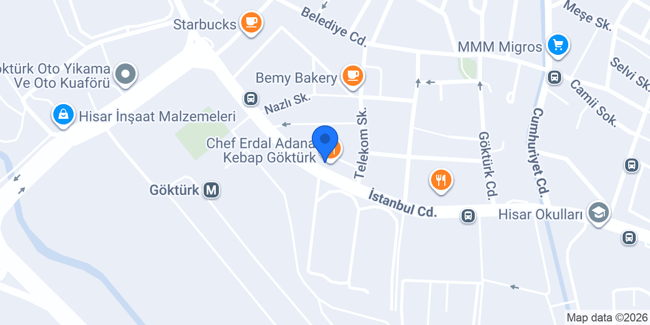 Döner Ağacı Göktürk konumu