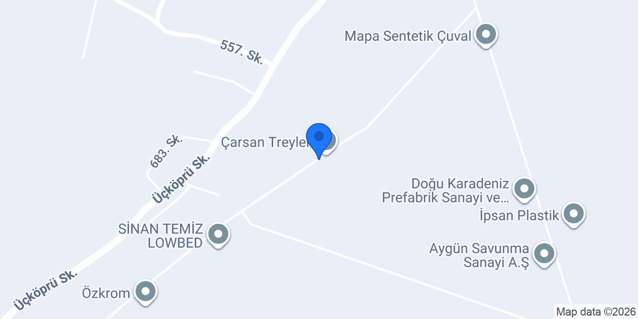 Test Makina San. Tic. Ltd. Şti. konumu