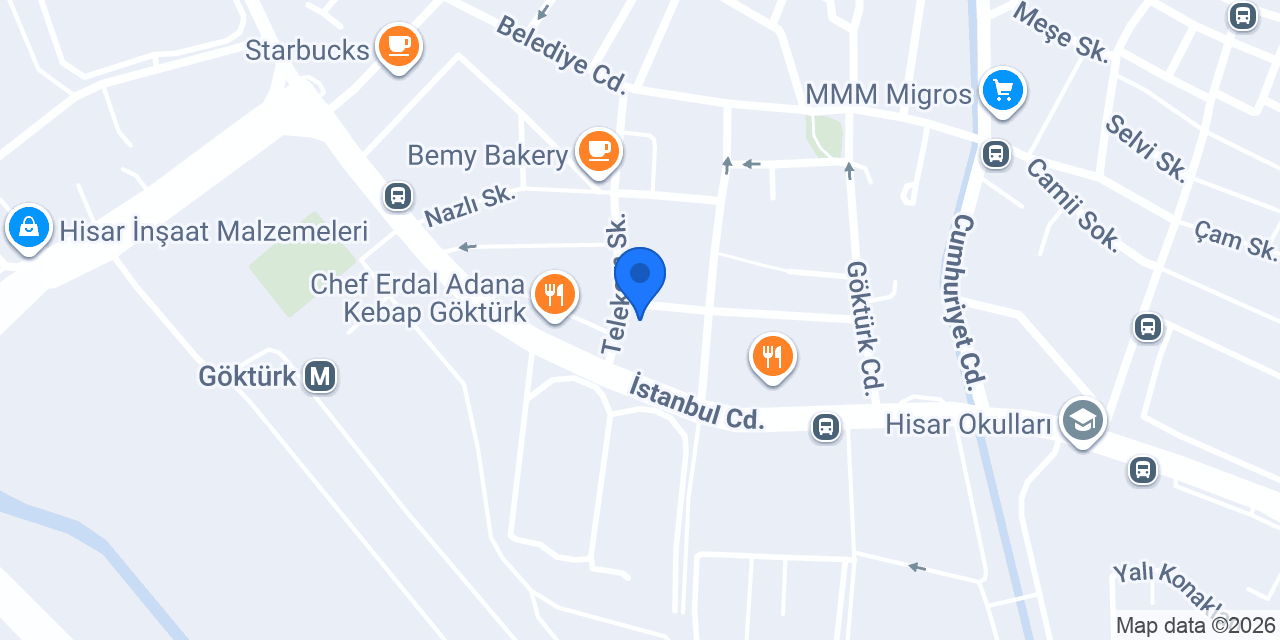 Kolcuoğlu Ocakbaşı Göktürk konumu