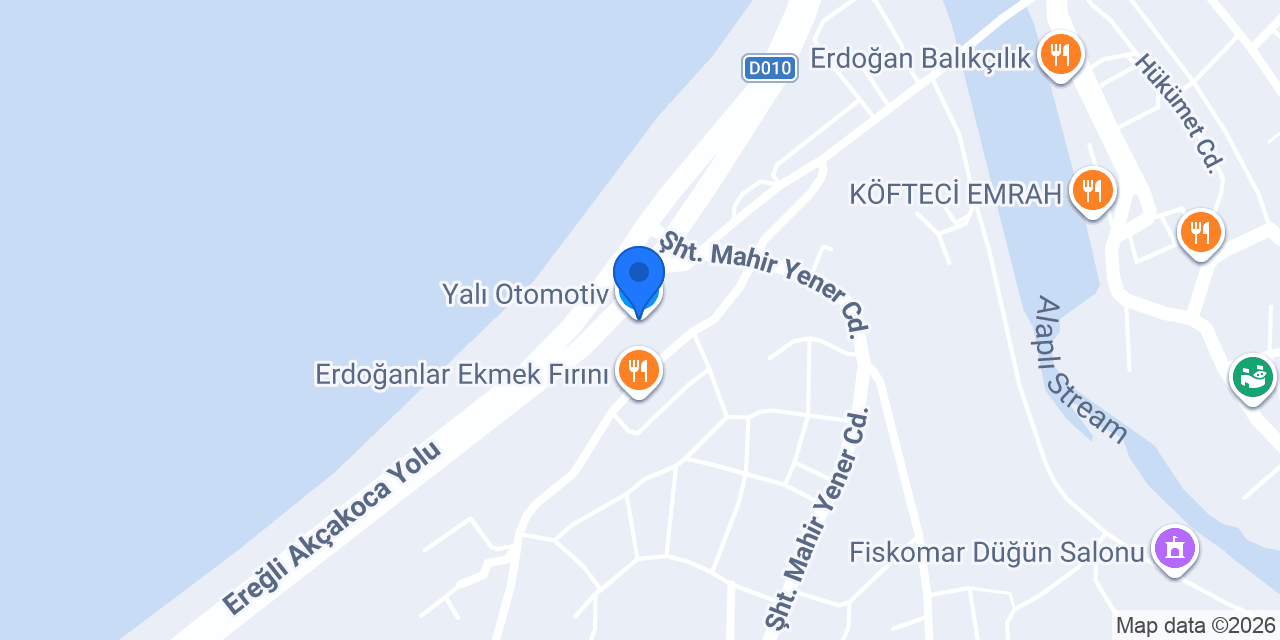 Yalı Otomotiv konumu
