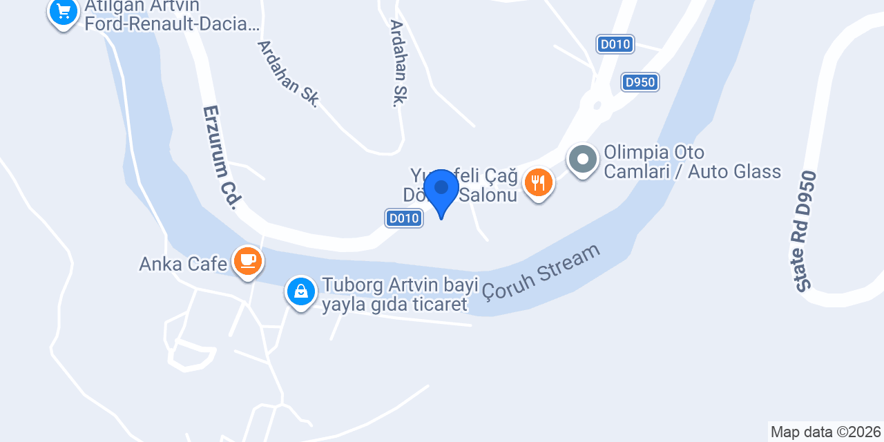Hasbioğulları Otomotiv konumu