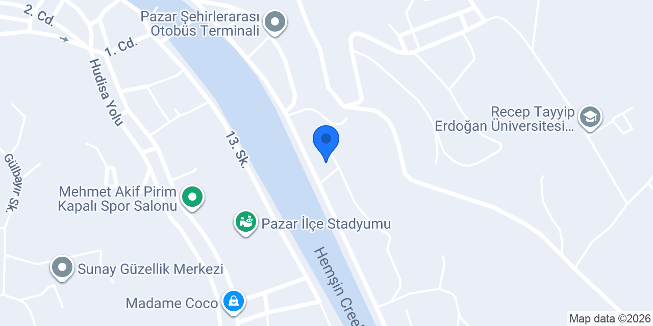 Pazar Paşaali Mermer & Granit konumu
