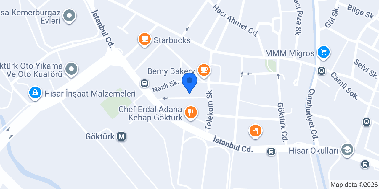 Coni&Co Göktürk konumu