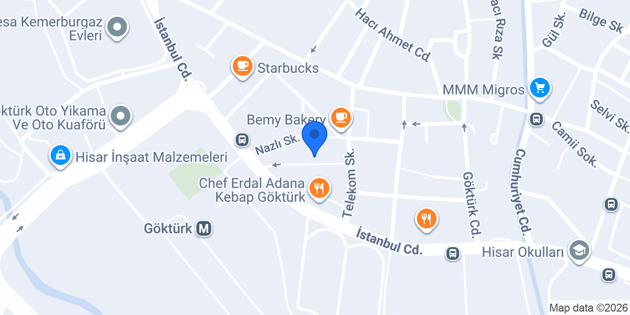 Atmosphera Göktürk Lounge Bar konumu