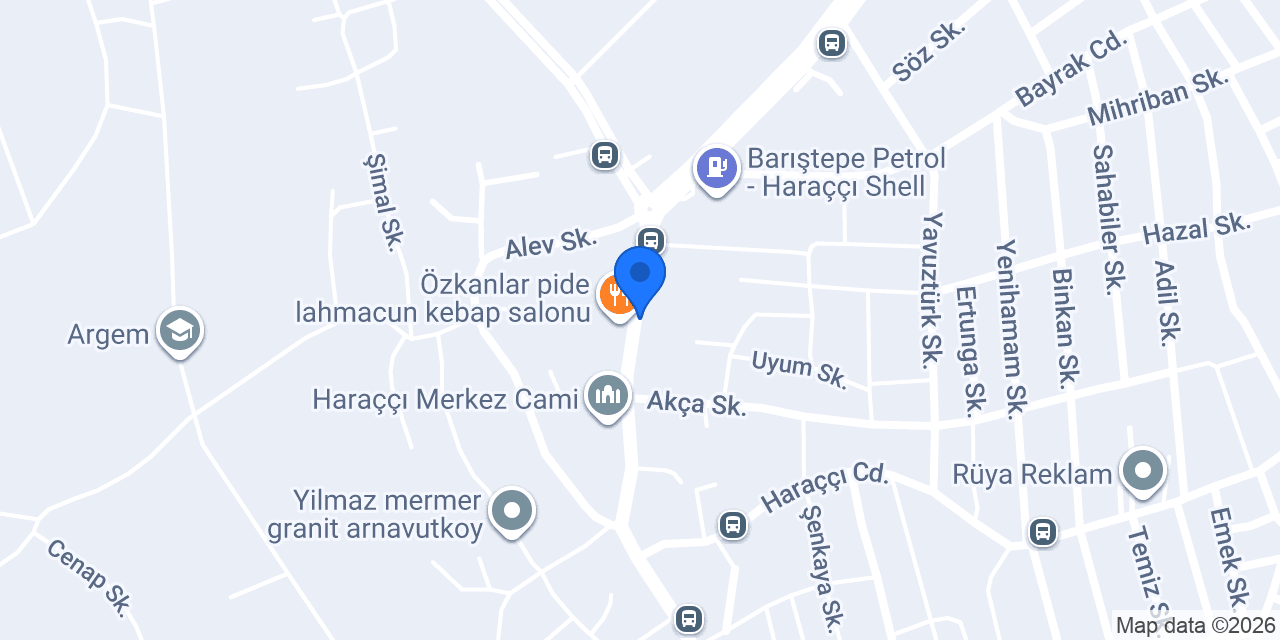 Haraççı eriş yem bölge bayii konumu
