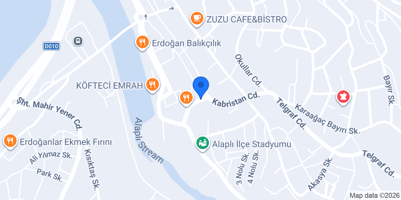 Alaplı Müftülüğü konumu