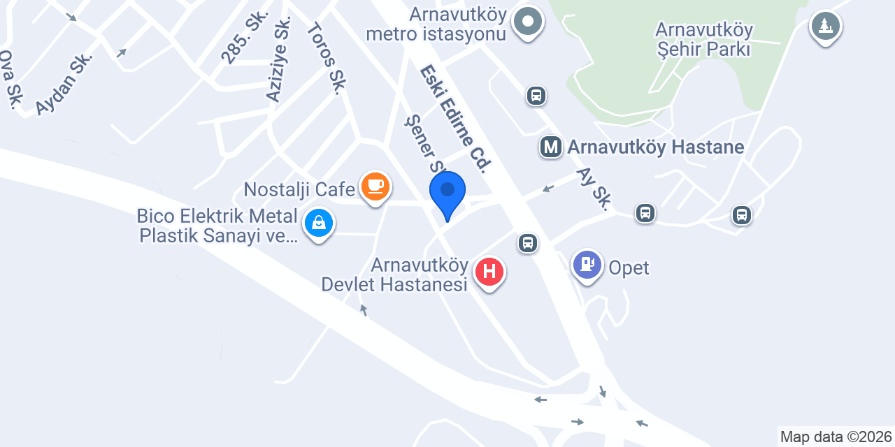 Tezel Eczanesi konumu