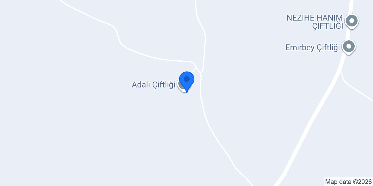 Adalı Çiftliği konumu