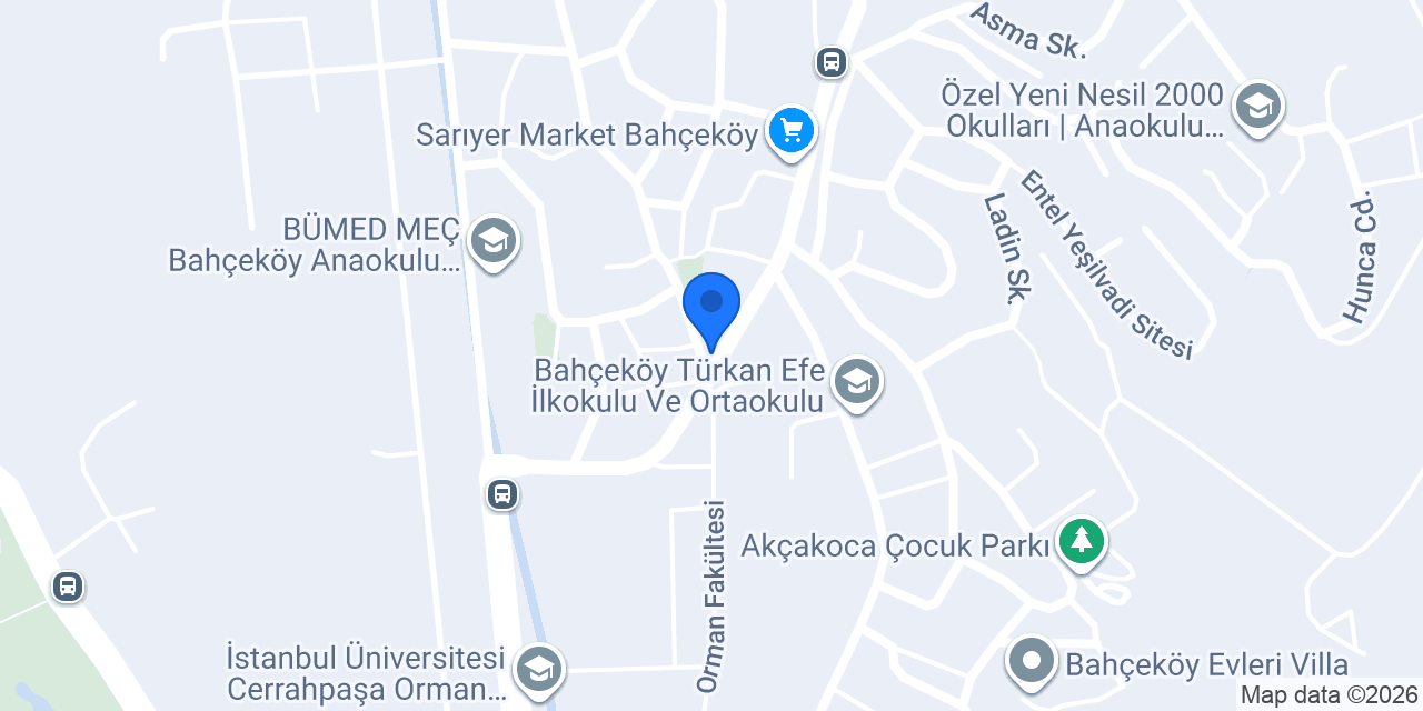 Bahçeköy Eczanesi konumu