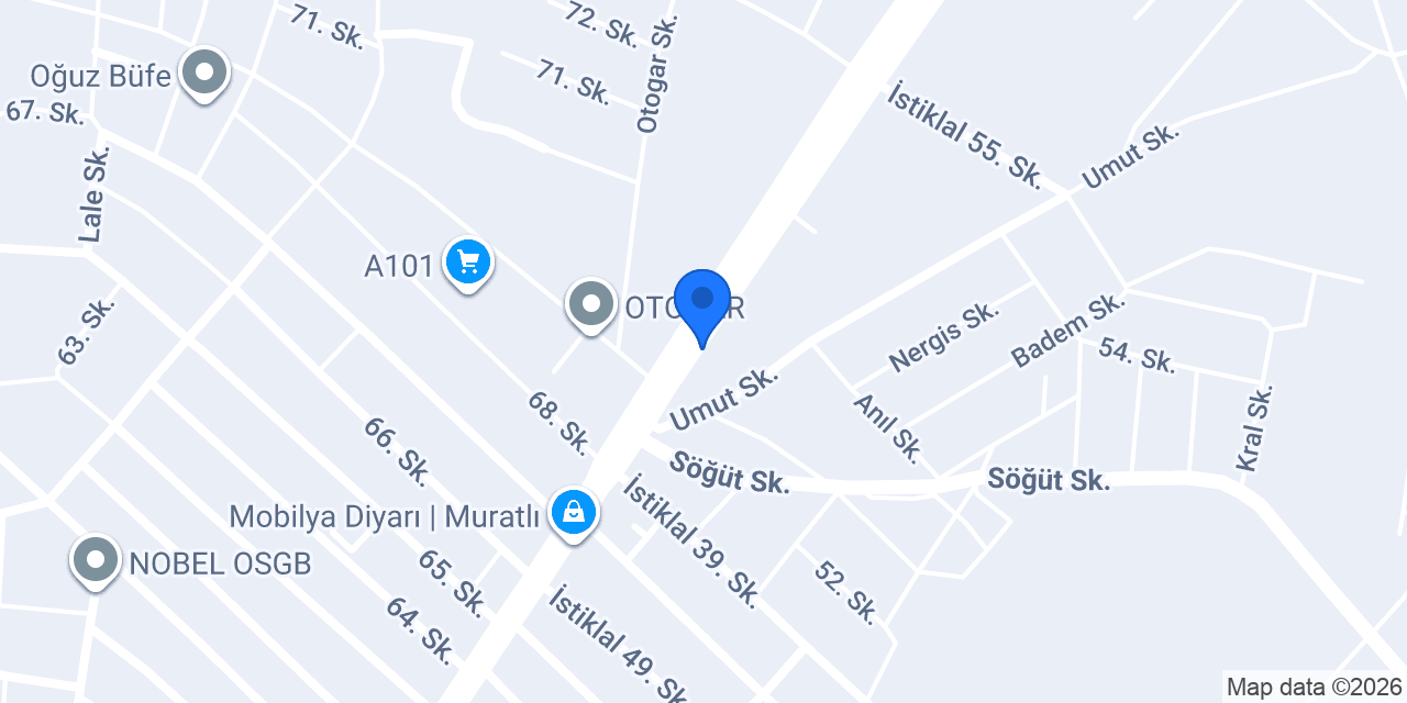 Özbil Un Fabrikasi konumu
