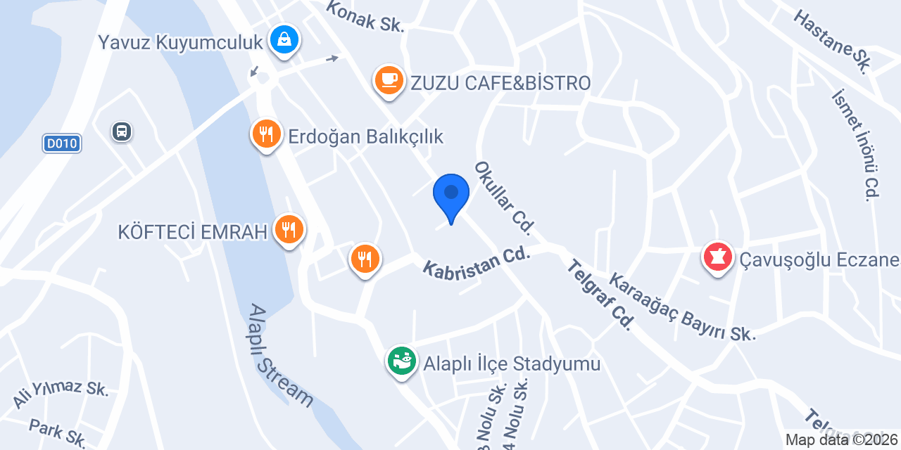 ALAPLI ÇİÇEK EVİ konumu