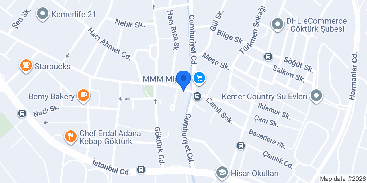 Diş Hekimi Dilara Peker konumu
