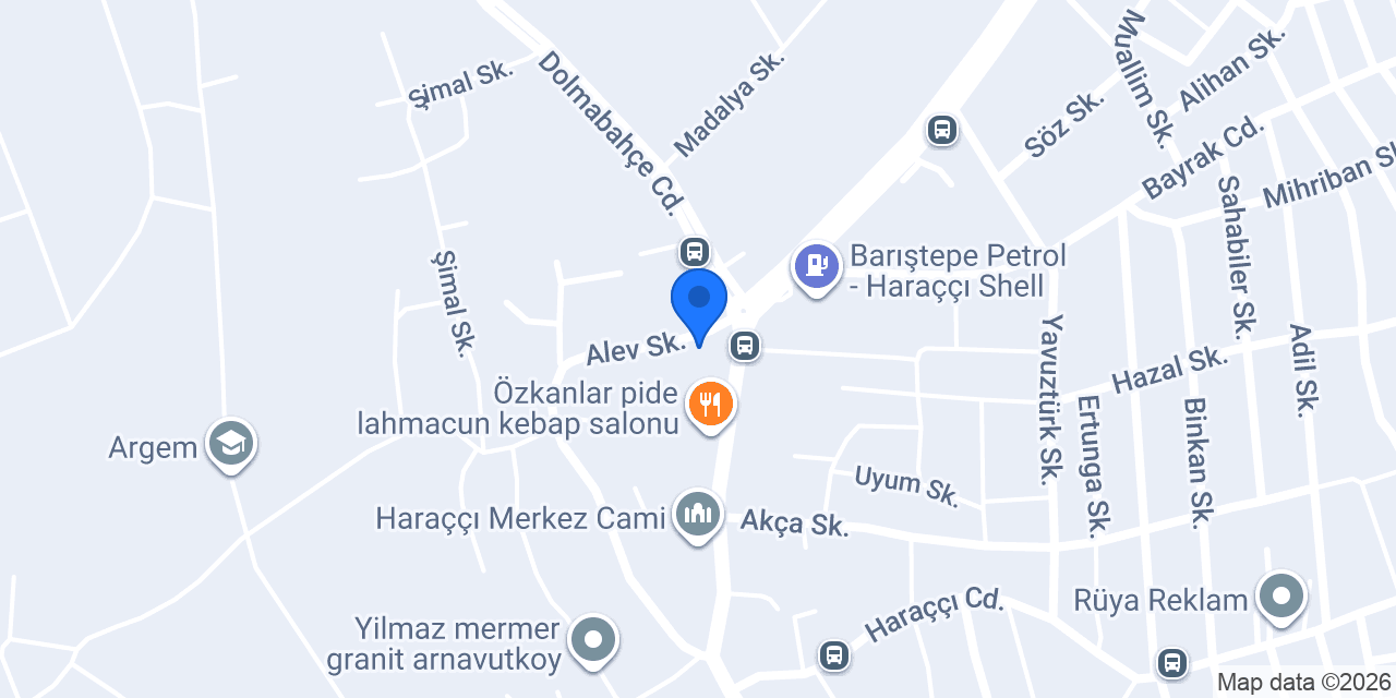 Toptanparça konumu