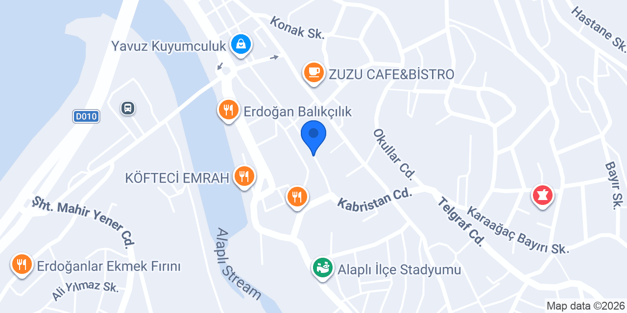 VakıfBank Alaplı Şubesi konumu