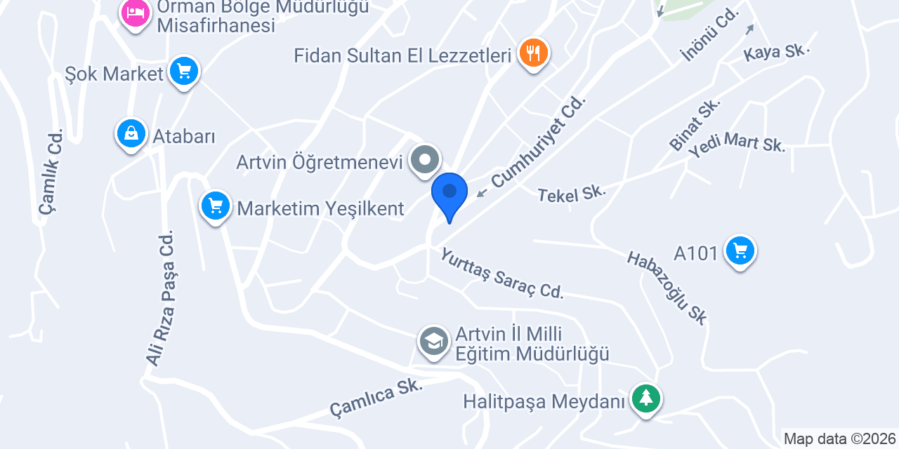 Yaman Restoran konumu