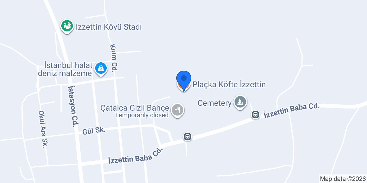 Plaçka Köfte İzzettin konumu