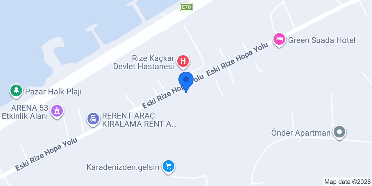 KAÇKAR OPTİK konumu