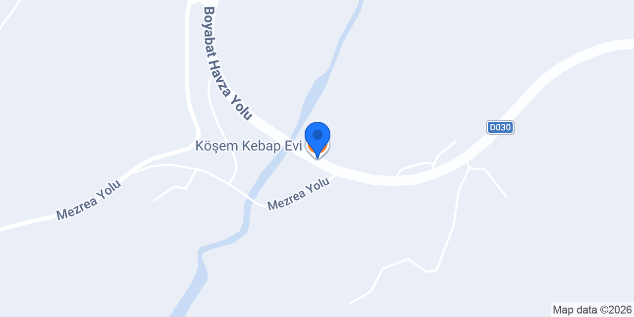 Köşem Kebap Evi konumu