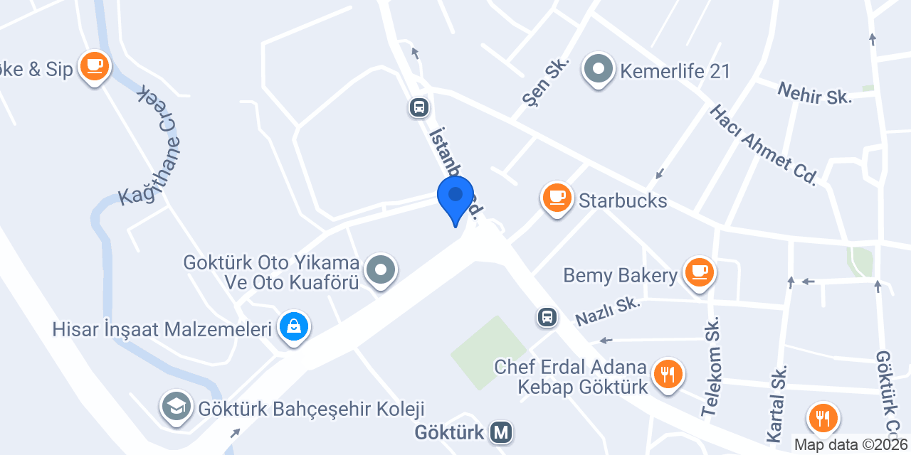Şirin Shisha lounge konumu