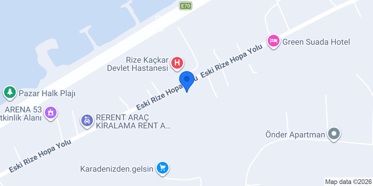 Ardeşen Eczanesi konumu