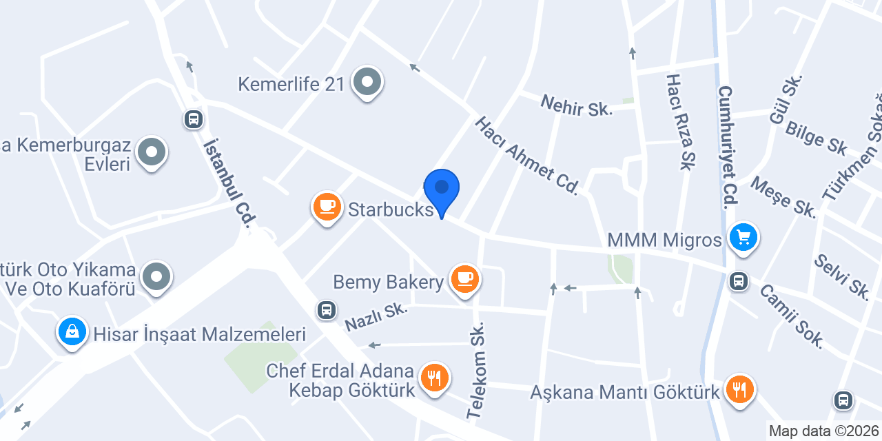 Caffè Nero konumu