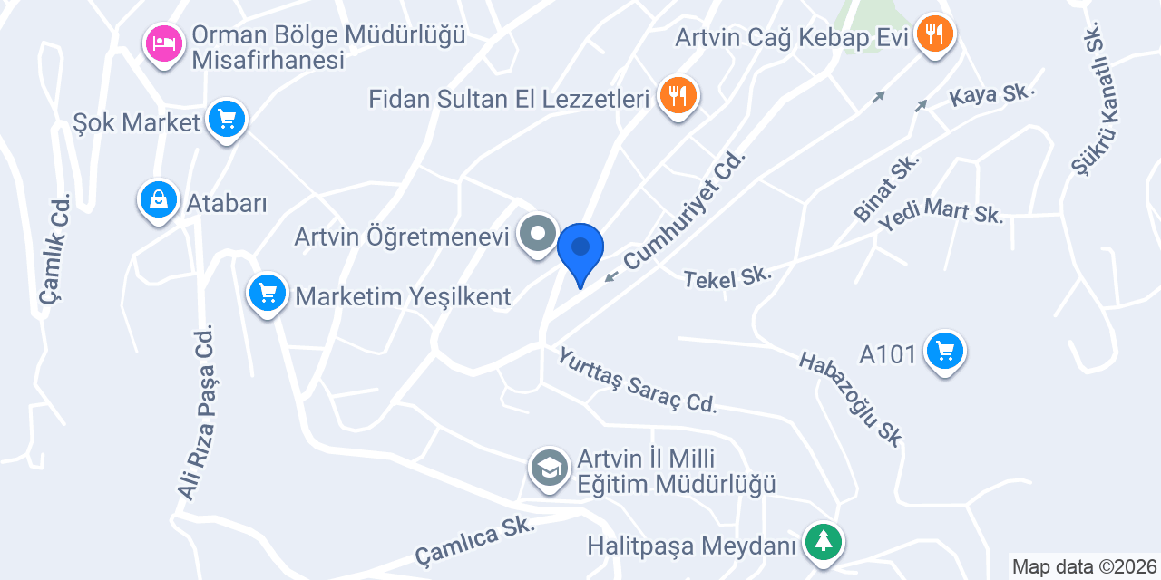 TANER ELEKTRONİK konumu