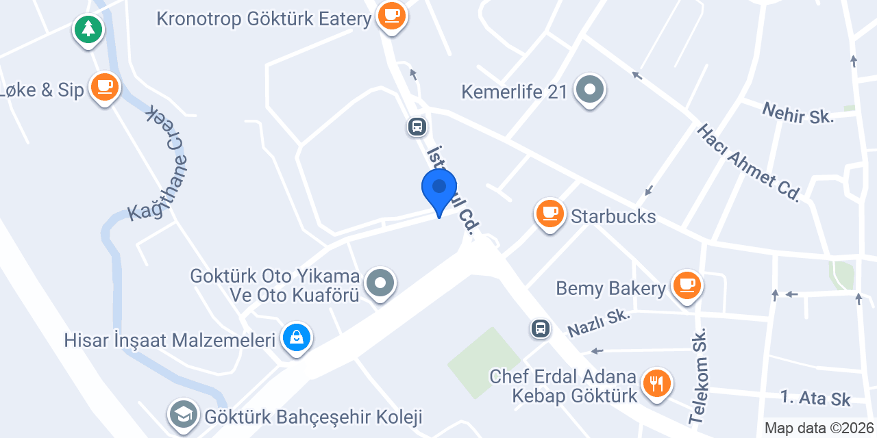 Göktürk Döner konumu