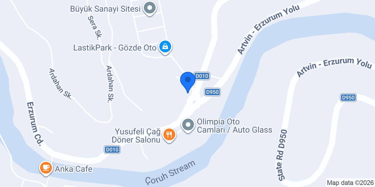 LastikVs - Özel Ticaret konumu