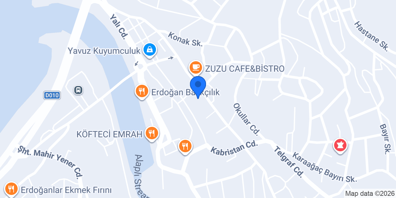 Cadde erkek kuaförü konumu