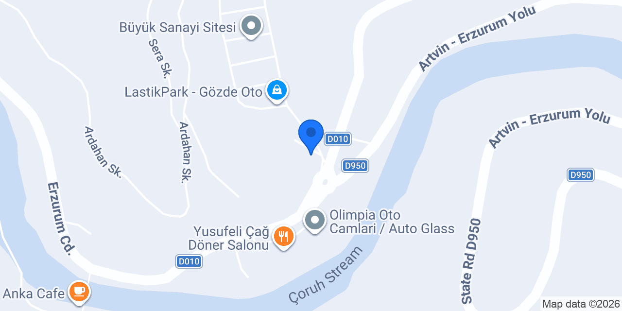 Akalın Dınlenme Tesisi konumu