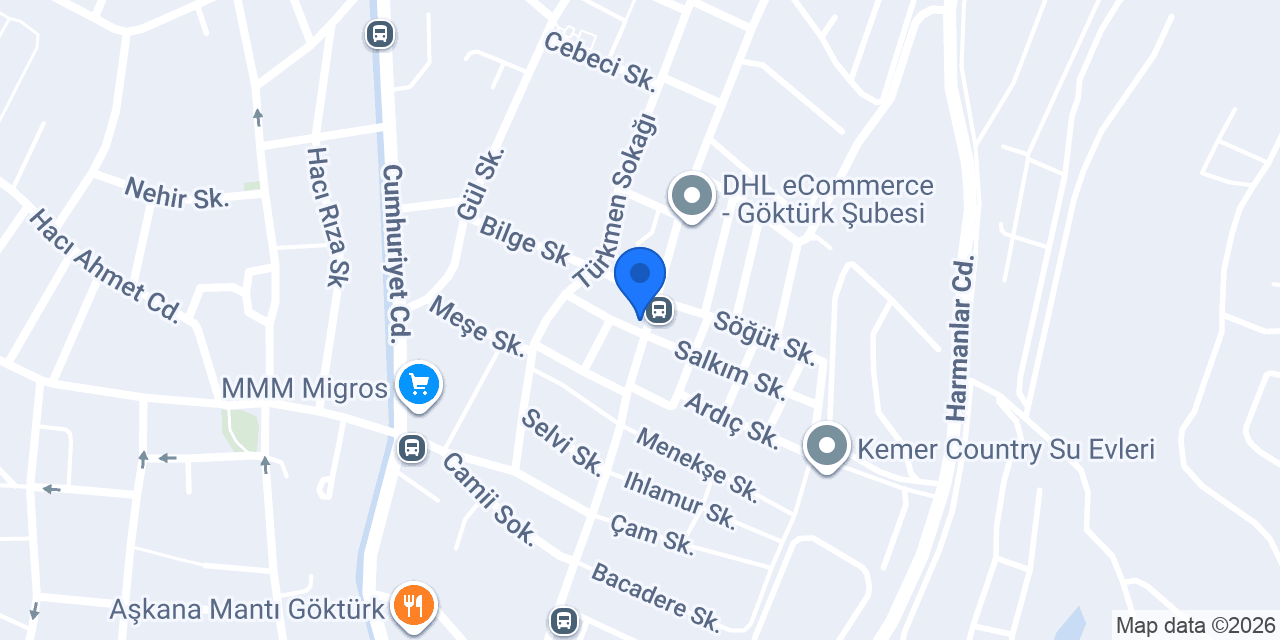 Tadım Dondurma Göktürk konumu