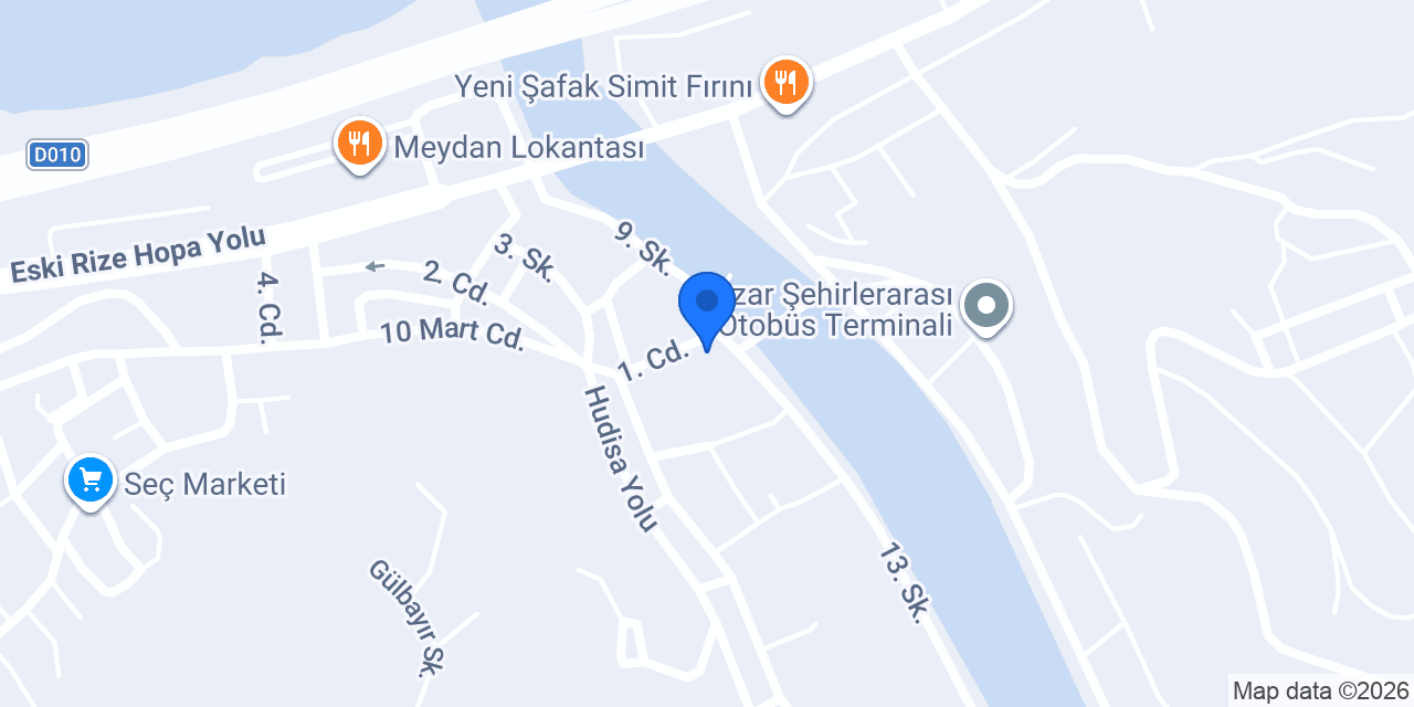 Seydi Rent A Car konumu